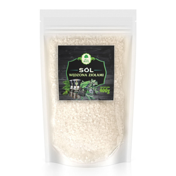 Kräutergeräuchertes Salz - Nachfüllpackung EKO 400g regional ökologisch