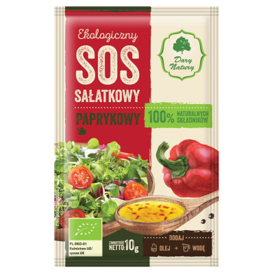 Sos sałatkowy - paprykowy EKO 10g