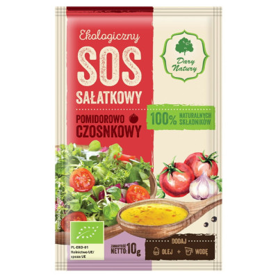 Tomato-garlic salad dressing ECO 10g organic online