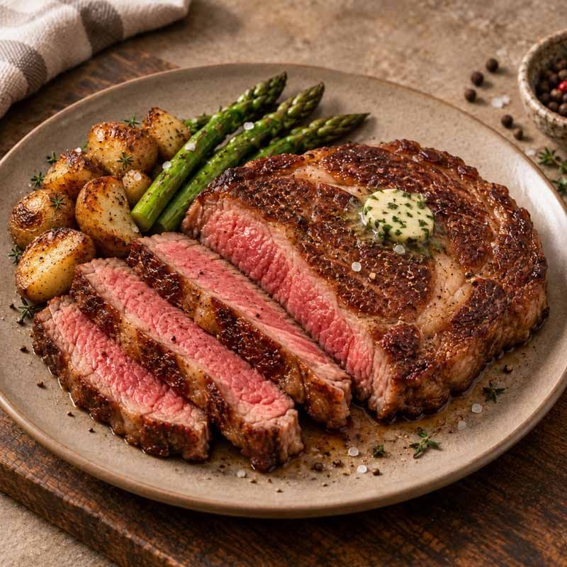 Stek RIB EYE z marmurkowym tłuszczem - sklep mięsny | super-stek.pl
