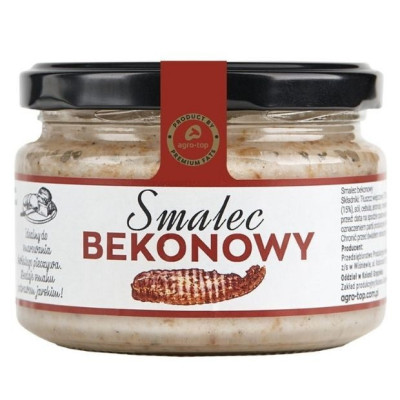 Bacon Lard 200g – traditional taste with bacon | super-stek.pl