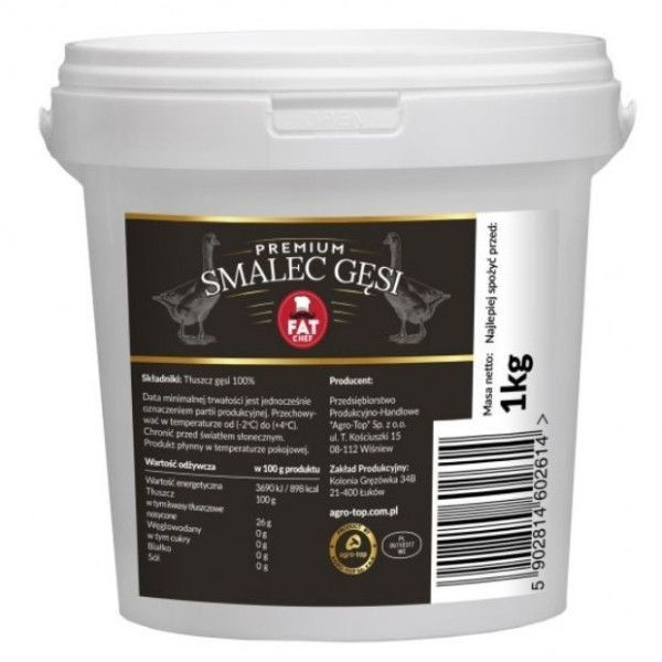 Gänseschmalz 1kg – die beste Wahl für die Gastronomie | super-stek.pl