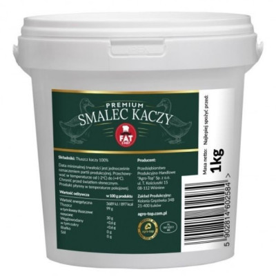Premium Entenschmalz 1kg ideal für langes Braten | super-stek.pl