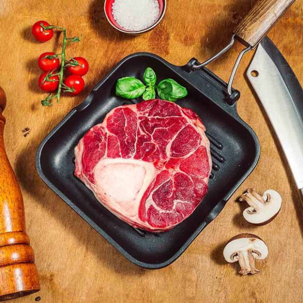 Besondere Ossobuco vom Rind mit Knochen für italienische Eintöpfe | super-stek.pl