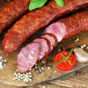 Tradycyjna Kiełbasa z sarny, wędzona i parzona, naturalny aromat dziczyzny | sklep mięsny super-stek.pl