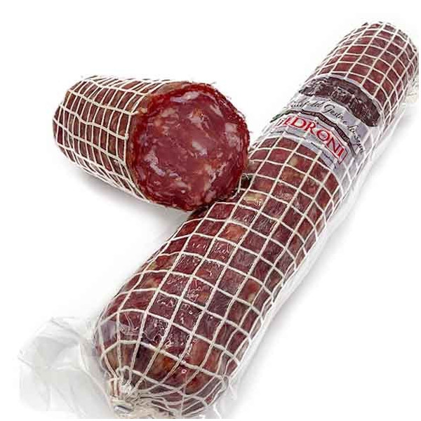 Włoska łagodna wędlina dojrzewająca z wyselekcjonowanego mięsa wieprzowego z rejonu Kampania.